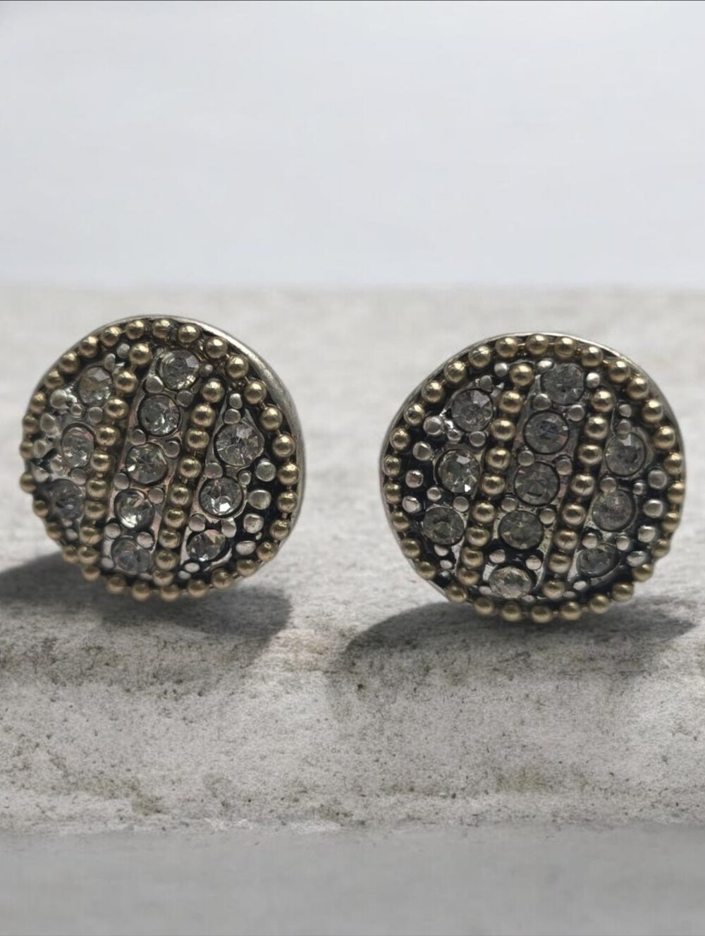 Chicos Dariya Pave Stud Earrings